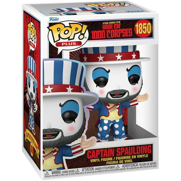 Funko POP #1850 Plus House of 1000 Corpses Captain Spaulding Figure